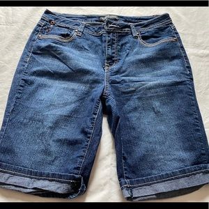 Baccini denim cropped capri jeans sz 10p